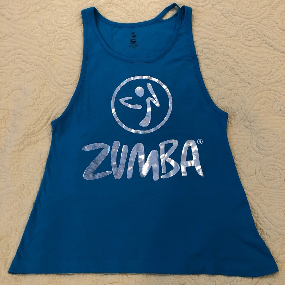ZUMBA Love Me Loose Me TANK TOP Marvelous Medium